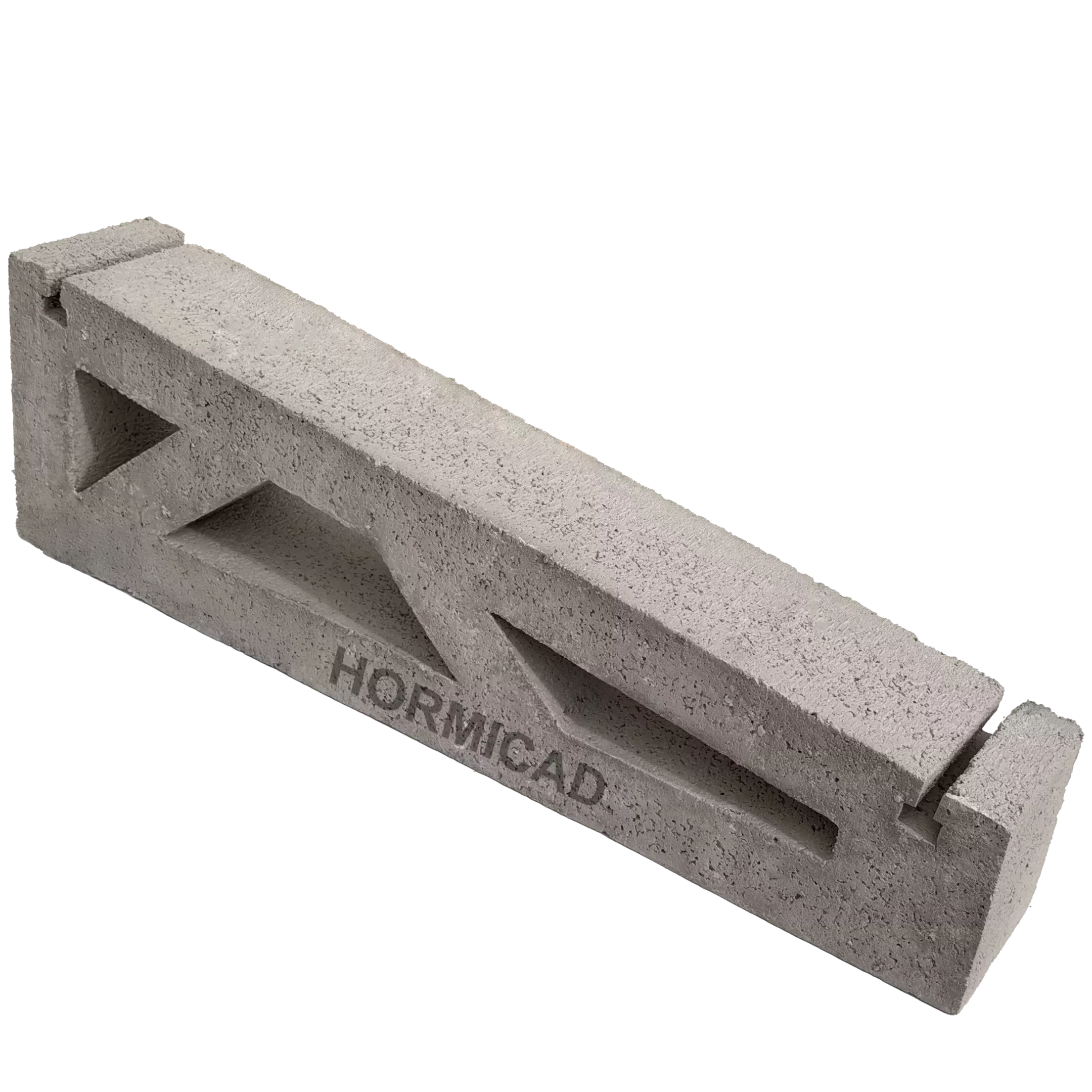 Soporte de Hormigón para paneles solares inclinación 7º con Nombre